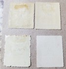 Cook Islands 1892 1st Issue Sg 5-8 Sc  5  6  7  8 Mh -  8 - Gum Disturbance