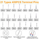739pcs Automotive Electrical Connector Pins Kit Terminal Removal Tool Wire Seals