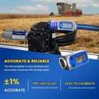 1 Inch Turbine Digital Diesel Fuel Flow Meter Oval Gear Flow Gauge Npt Flowmeter