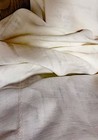 Antique 1900s Large French Homespun Linen Sheet B081