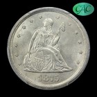 1875-s Twenty Cent Piece 20c Pcgs Ms63 Cac