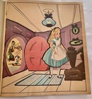 Vintage 1951 Whitman Walt Disney Alice In Wonderland Sticker   Coloring Book