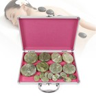 16pcs Hot Massage Stones Kit Natural Jade Heated Warmer Spa Therapy Heating Rock