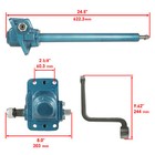 Complete Steering Box Shaft For Kubota L245dt L245f L245 34159-16091 35240-16100