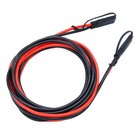 10ft Sae Extension Cable 10awg To Quick Disconnect Wire Red black 