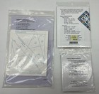 3 Foundation Piecing Quilt Patterns     Double Wedding Ring  Star - Edgerton