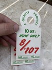 Vintage Grocery Store Bottle Price Tags