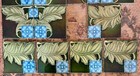 21 - Antique Art Nouveau Majolica Tiles C1900 Alfred Meakin