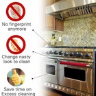 2pcs Refrigerator Handle Cover Smudges Door Oven Kitchen Appliance Handle Cover