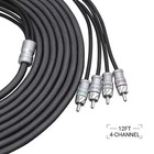 Recoil Xi412 99 99  Ofc 12ft 4-channel Rca Audio Interconnects Cable