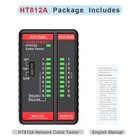 Habotest Ht812 Network Lan Cable Tester Test Ethernet Tool Cat5 6 Rj45 Rj11 8p