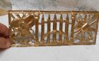 Vintage French  Small Brass  Fronton Pediment For Door Furniture
