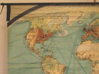 Wall Map World Map World Economy 224x164 1959 Vintage World Economy Map Chart