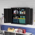 Garage Wall Cabinet With Locking Doors And Adjustable Shelf  Metal Wall Cabinet