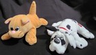 Tonka Pound Puppy Dalmatian Dog   Purrie Orange Kitty Cat Vintage 80s Plush Toys