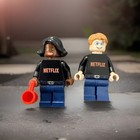      Custom Lego Netflix Open Connect Minifigures Man   Woman Workers Rare Set     