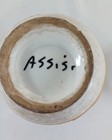 Mexican Folk Art Signed Pottery Vase  Hand Painted 