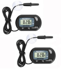 2 Pack Digital Aquarium Thermometers With Large Lcd Display