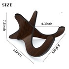 Aszune Wooden Ukulele Stand Violin Mandolin Folding 1-pairs  Black Walnut 