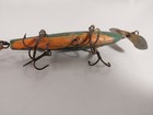 Early 1900s Pflueger Wizard Wood Lure Painted Aftermarket Rare