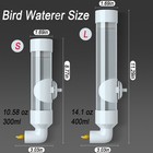 Niwaes Bird Drinker Waterer Parakeet Water Dispenser For Cage Bird Drinking W   