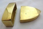 Paul s 3 Piece Brass Buckle Tip  Keeper Belt Buckle New Sizes Western Hardware