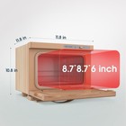 8l Towel Warmer Cabinet For Spa  Salon   Home - Wood Finish