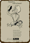 1947 Mom Spanks Son Woman Spank Boy Kayser Vntlook Decorative Replica Metal Sign