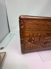 Vintage Chinese Carved Camphor Wood Chest Trunk