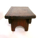 Primitive Handmade Small Farm House Wooden Stool   Bench  12  X 6  X 7 1 2 