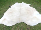 Make Offer    Large White Cowhide Rug Natural Hair On Cow Hide Skin Light Beige