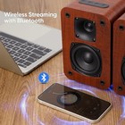  Bluetooth Bookshelf Speakers For Record Player active Speakers With 3 Inch 