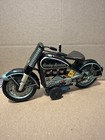 Vtg Japan Tin Litho Friction Toy Tn Nomura Harley Davidson Motorcycle