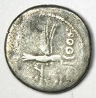 Roman Marc Antony Ar Denarius Silver Coin 30 Bc - Fine Condition