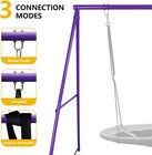 Swing Stand Heavy Duty Swing Frame Full Steel Metal Frame Swing Set For Backyard