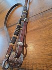 Used Dale Chavez Western Headstall Silver Horse Bridle Tack