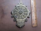 Vintage Ornate Brass Pendulum Unmarked 7 1 4  Star Leaf Seth Thomas 