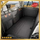 Seat Cover Rear Back Car Pet Dog Travel Waterproof Bench Protector Luxury -black