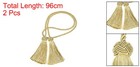 2pcs Golden Curtain Holdbacks With Tassel For Window Drapes