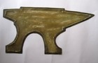 Trade Sign Sign Trade Antique Advertisement Stake Anvil Cutout