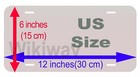 Turks And Caicos Islands Flat Novelty Car License Plate