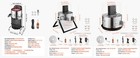 Uimoso 16  18  Electric Manual Bud Leaf Trimmer Stainless Steel Blades Trimmer
