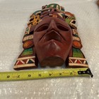 Hand-carved Wooden Mayan Mask From Mexico