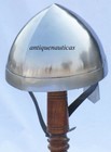 Medieval Norman Viking Helmet Vintage Armor Larp Silver Finish Halloween Costume