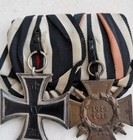 Germany  Ww I Veteran s Medal Buckle For 2 Awards 
