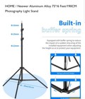 Neewer75  6 Feet 190 Cm Black Photography Light Stand New