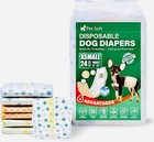 Disposable Dog Dipaers Male Wraps Wetness Indicator Ultra Absorbent 24 Xs