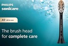 2x  Philips Sonicare A3 All-in-one Replacement Brush Heads-black  free Shipping 