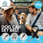 Adjustable Pet Dog Seat Belt Car Safety Harness Lead Restraint Strap Travel Vehi