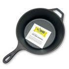 Lodge 3 Usa 8cf Cast Iron Skillet Chicken Fryer W  Lid 8ic 10 1 4  3  Deep